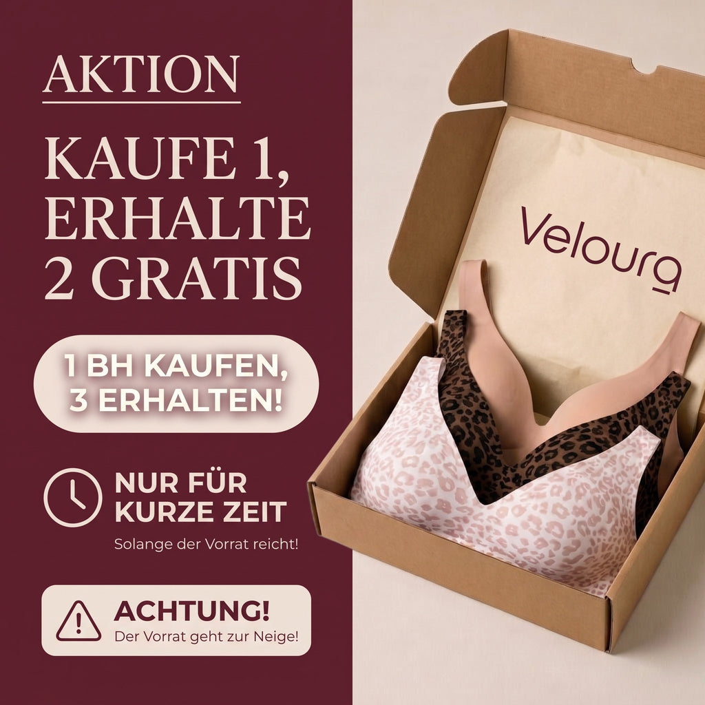 Veloura Komfort-BH Aktion: Kaufe 1, erhalte 2 gratis